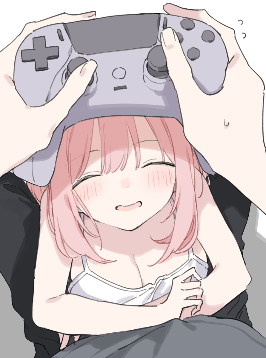 This is a pixiv picture whose title is ゲーミング彼女.