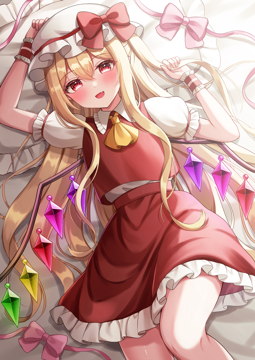 This is a pixiv picture whose title is ロングヘアのフランちゃん🎀✨.