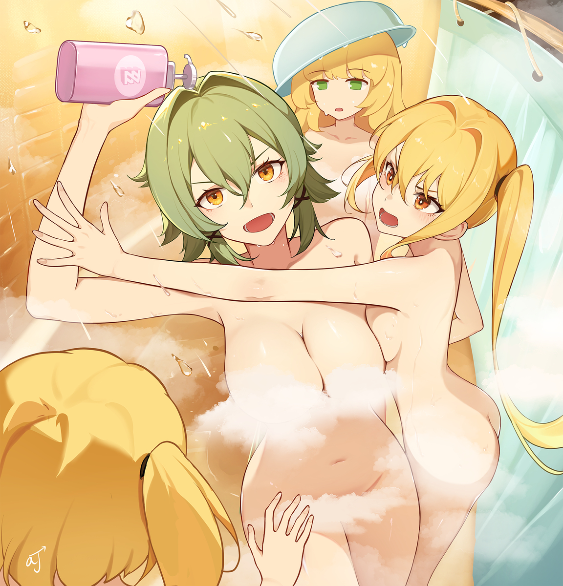 This is a pixiv picture whose title is Calydon Shower.