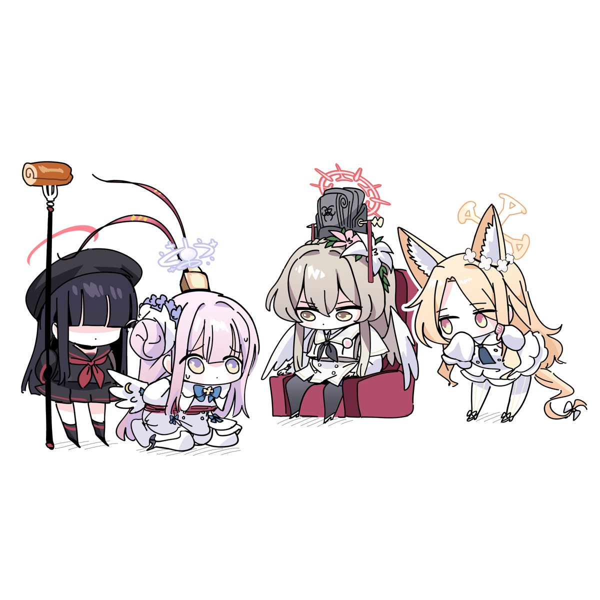 This is a pixiv picture whose title is 힘센놈 의심많은놈 귀큰놈.