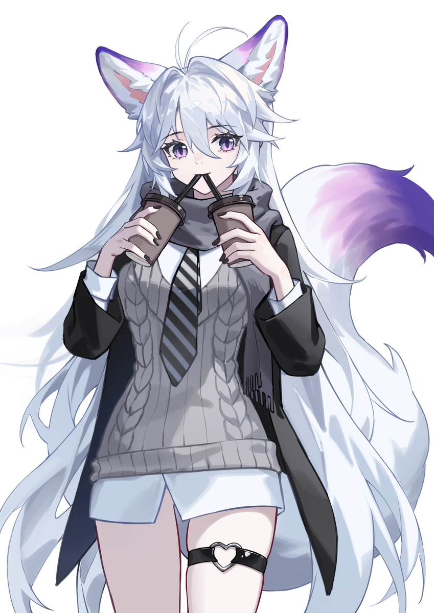 This is a pixiv picture whose title is 我喝两杯.
