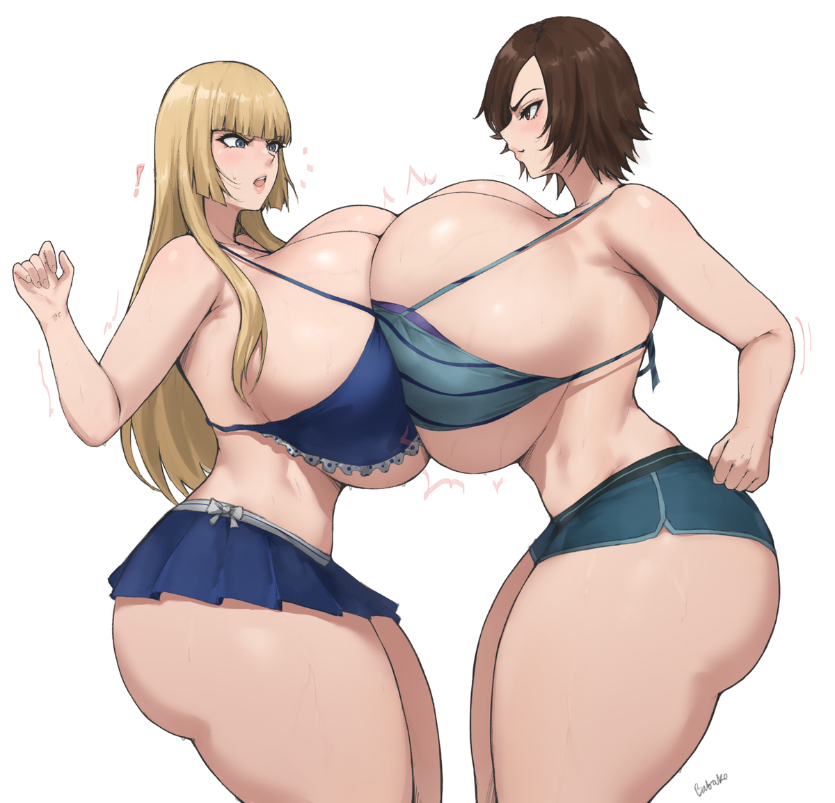 This is a pixiv picture whose title is Lili x Asuka 2.