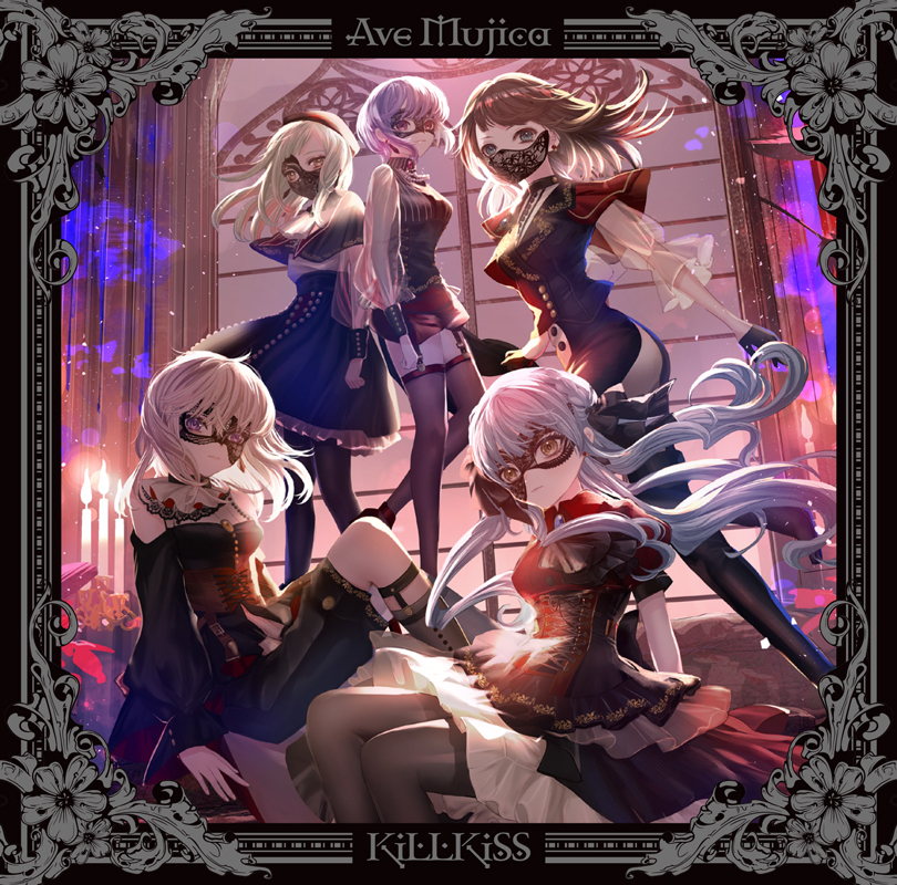 This is a pixiv picture whose title is バンドリ Ave Mujica 2nd Single.