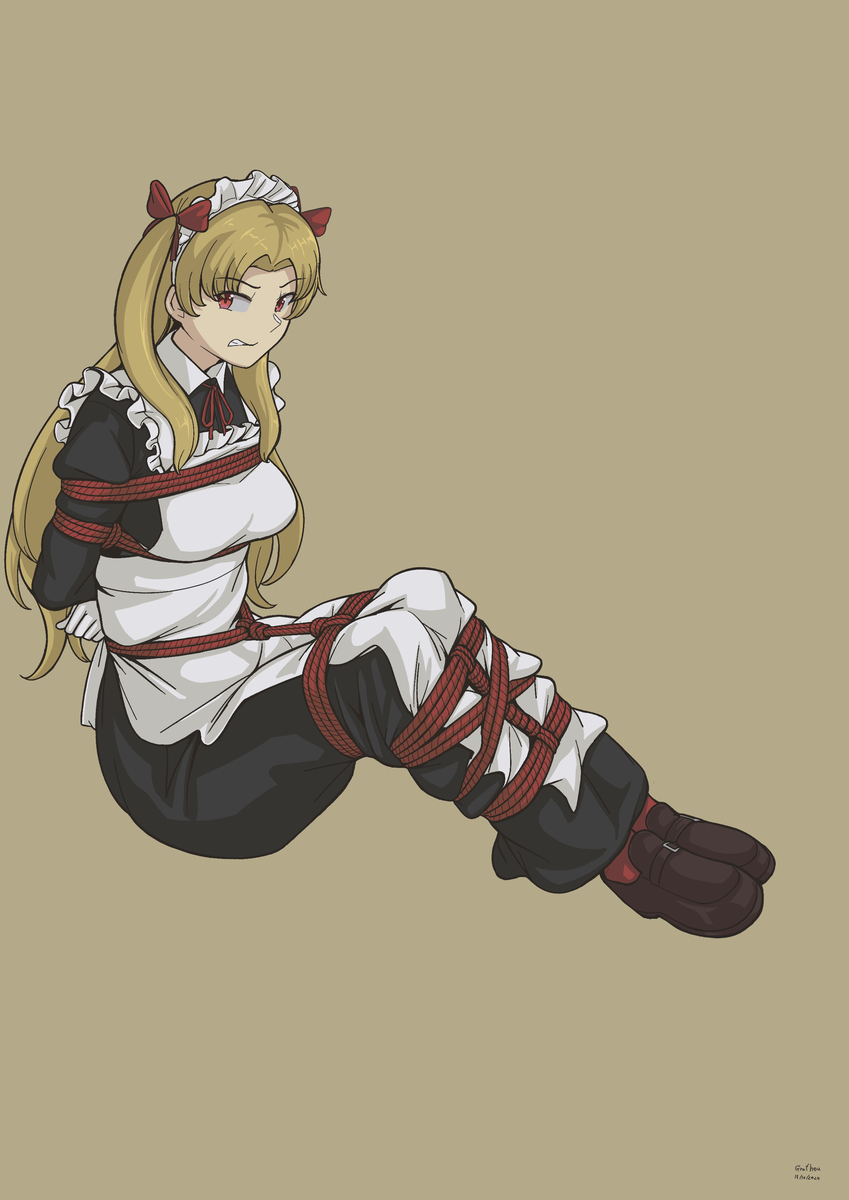 This is a pixiv picture whose title is Maid Eeshki.