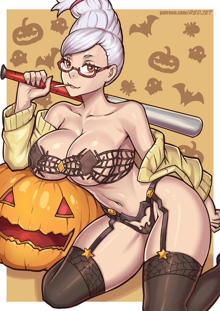 This is a pixiv picture whose title is 綾瀬 星子 Halloween.