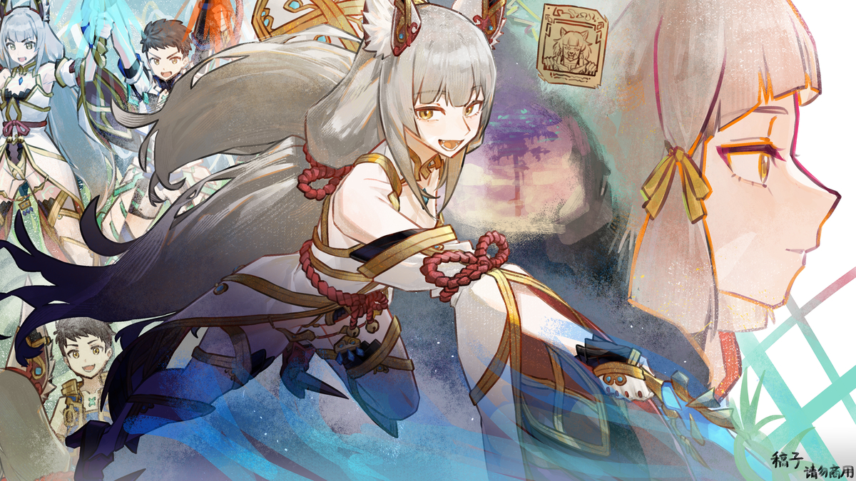This is a pixiv picture whose title is 异度神剑2尼娅.