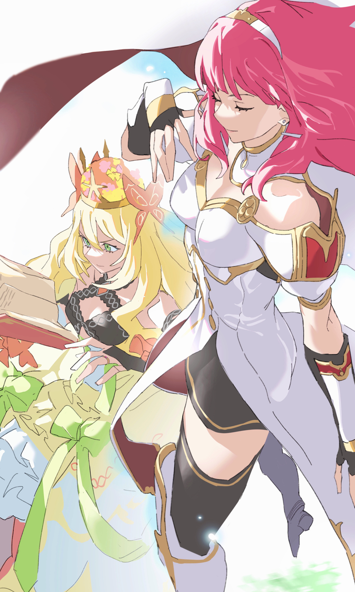 This is a pixiv picture whose title is 紋章士セリカ.