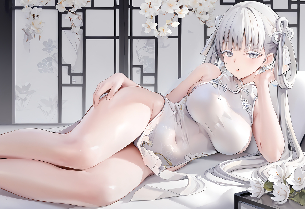 This is a pixiv picture whose title is 今汐.