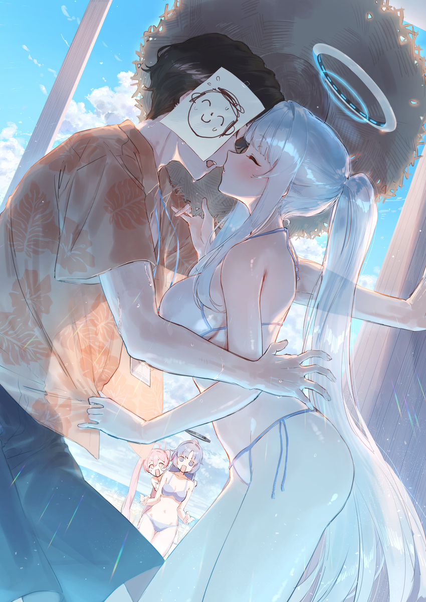 This is a pixiv picture whose title is ノア（水着）.