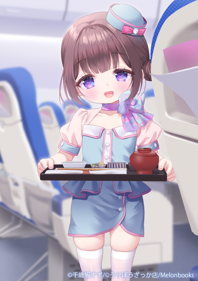 This is a pixiv picture whose title is ちっちゃなCAさん🛫.