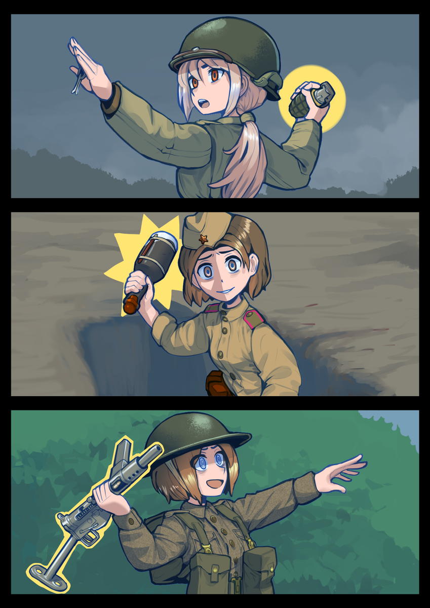 This is a pixiv picture whose title is Things you Throw at the enemy..
