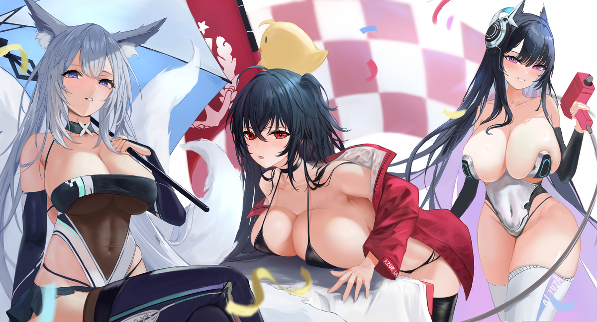 This is a pixiv picture whose title is アズールレーン.