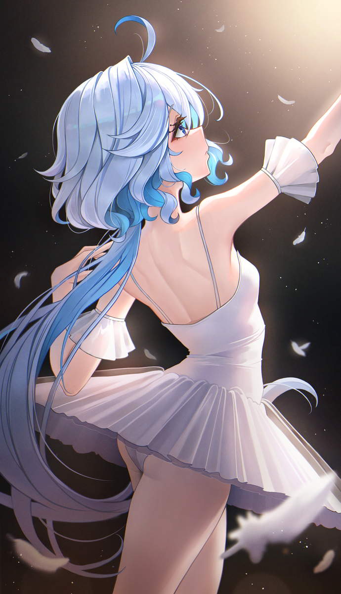 This is a pixiv picture whose title is ballerina furina.