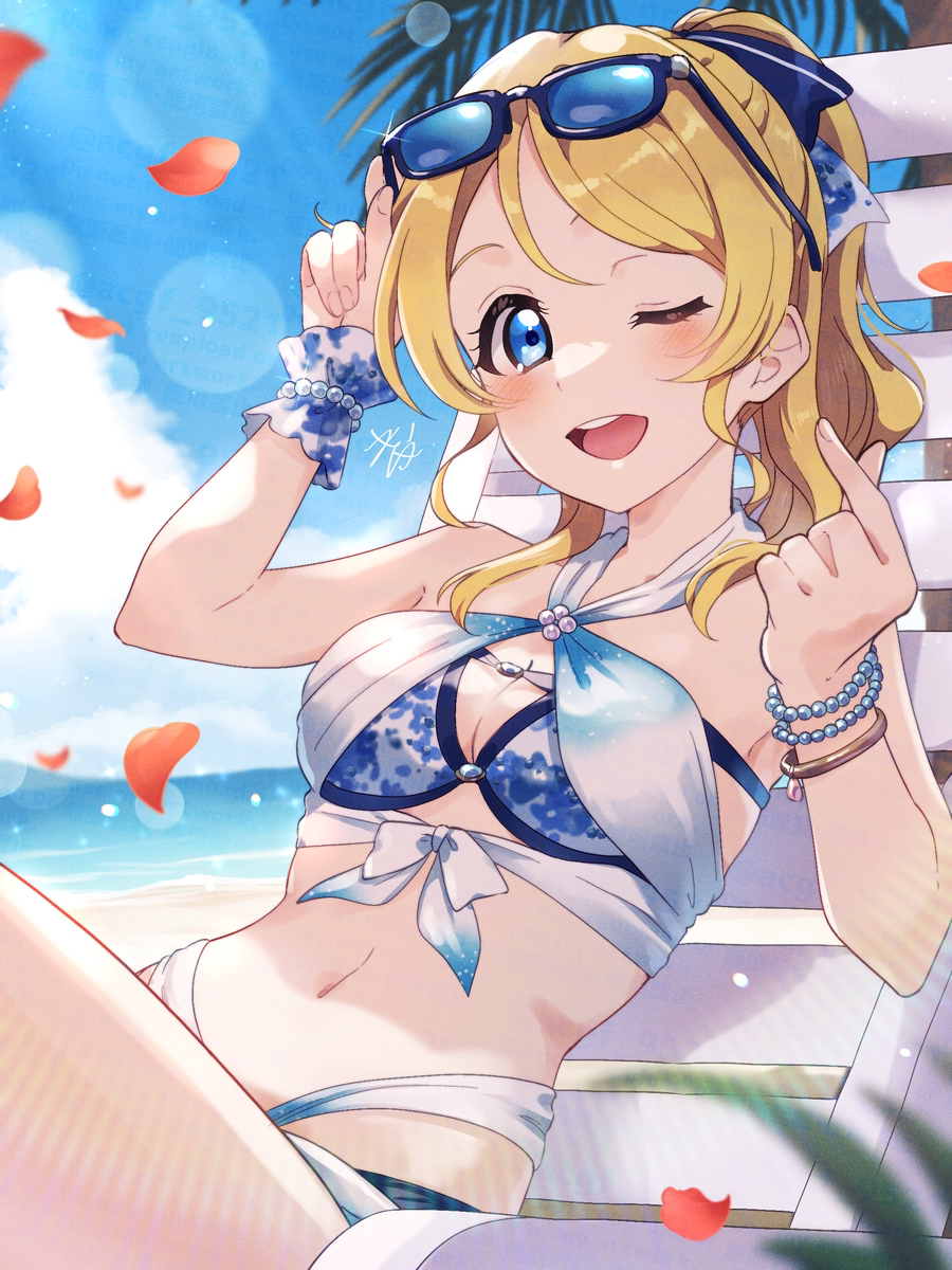 This is a pixiv picture whose title is 絵里ちゃんお誕生日おめでとうございます！.