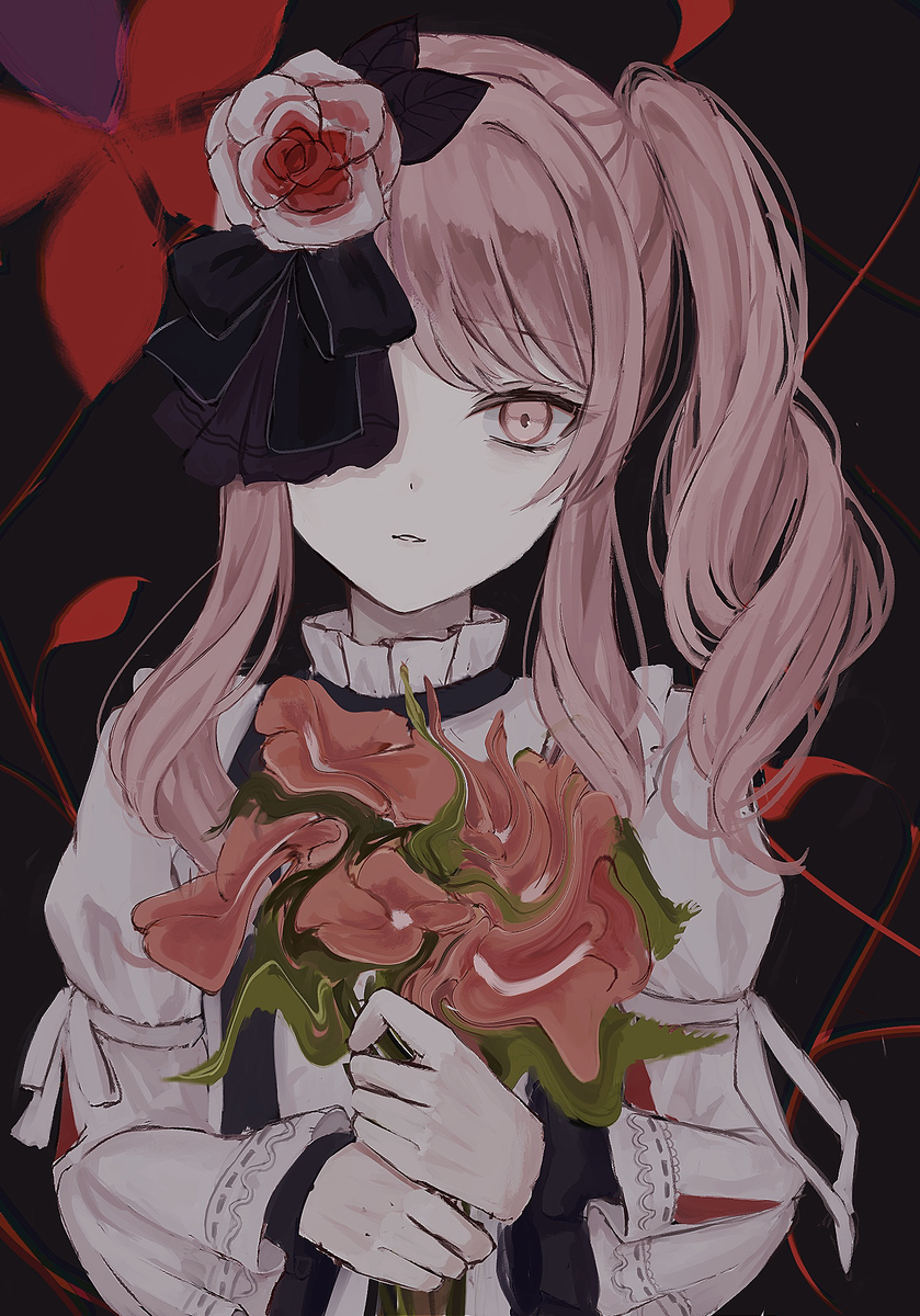 This is a pixiv picture whose title is つぼみには もう戻れない.