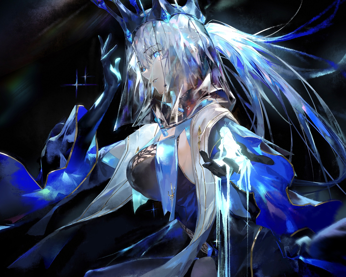 This is a pixiv picture whose title is 💙.