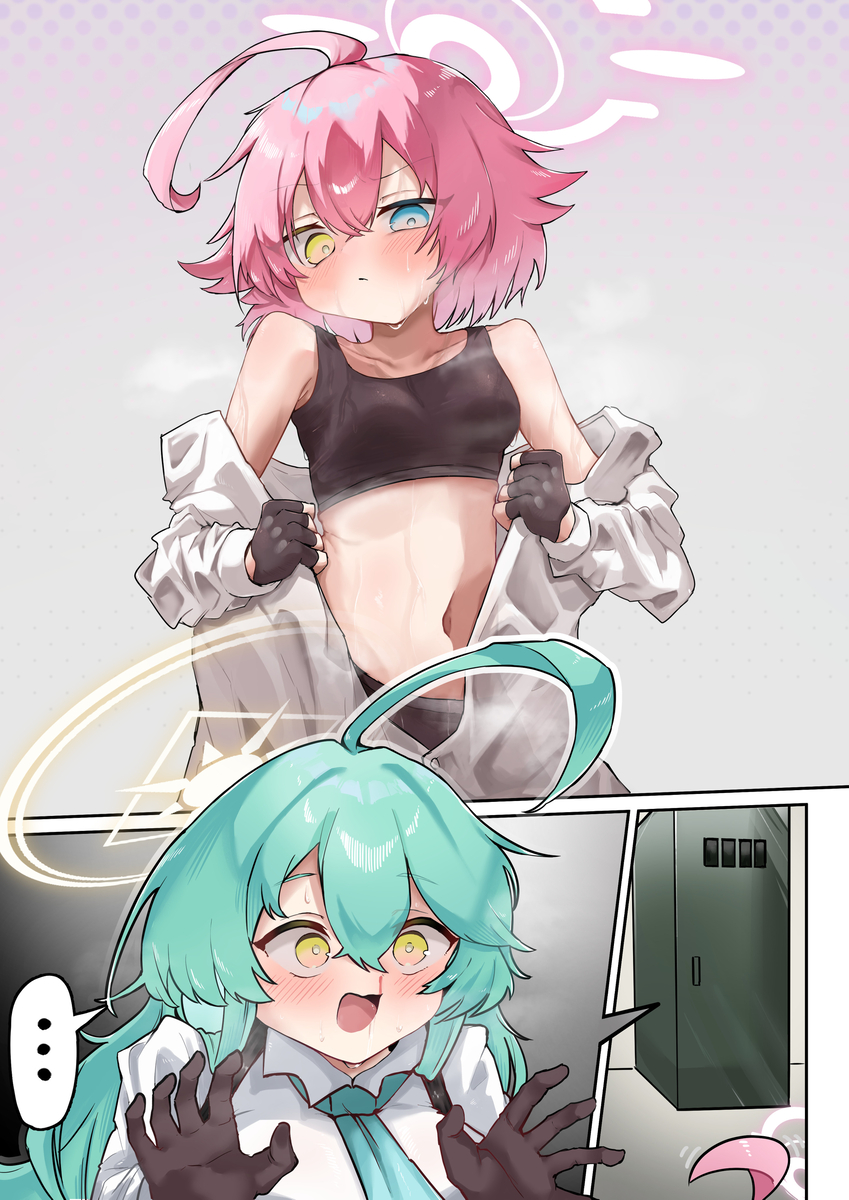 This is a pixiv picture whose title is 偶然その場にいたユメ先輩.