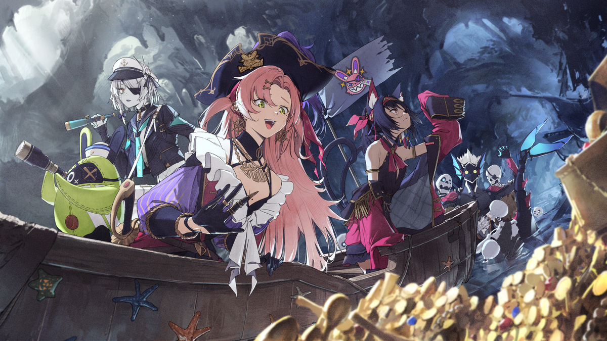 This is a pixiv picture whose title is ゼンゼロ　ハロウィンイラスト.