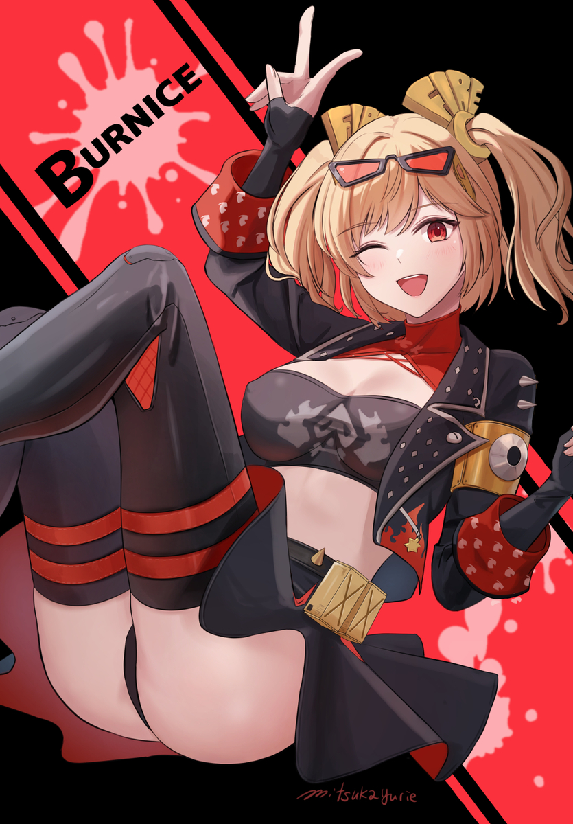 This is a pixiv picture whose title is バーニス/Burnice.