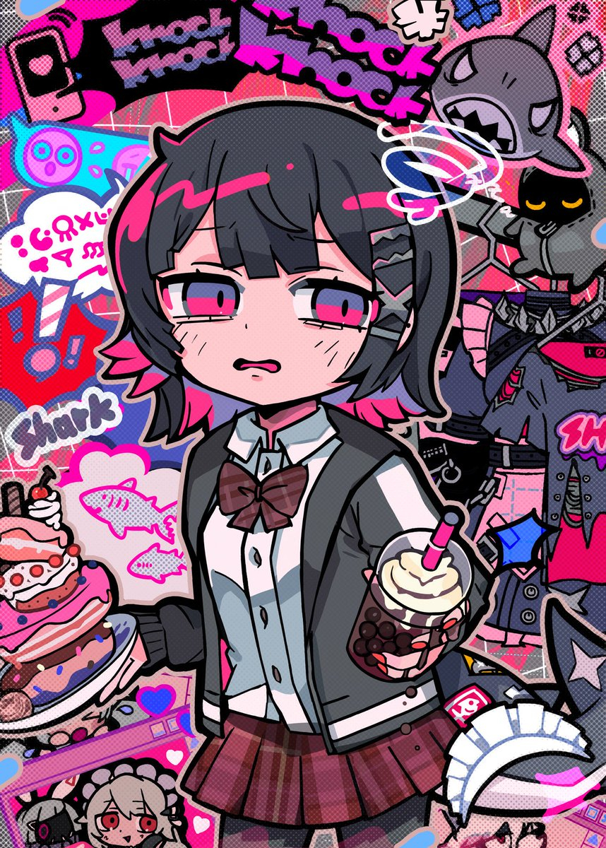 This is a pixiv picture whose title is 🦈.