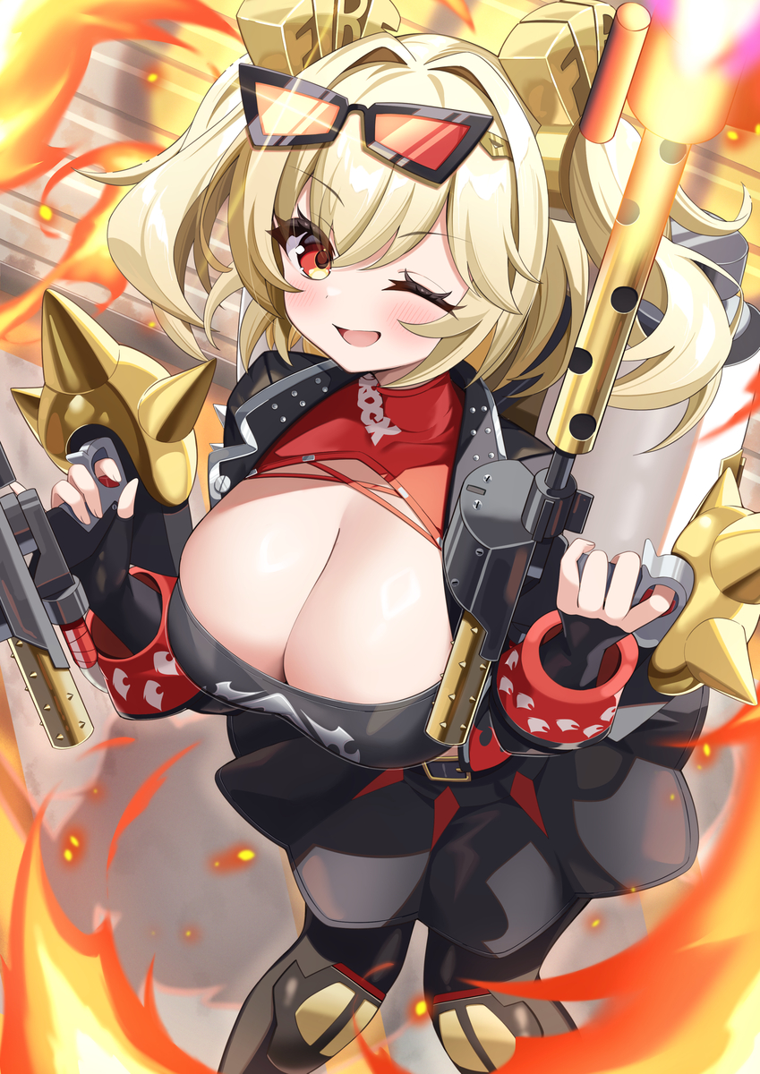 This is a pixiv picture whose title is バーニス🔥.