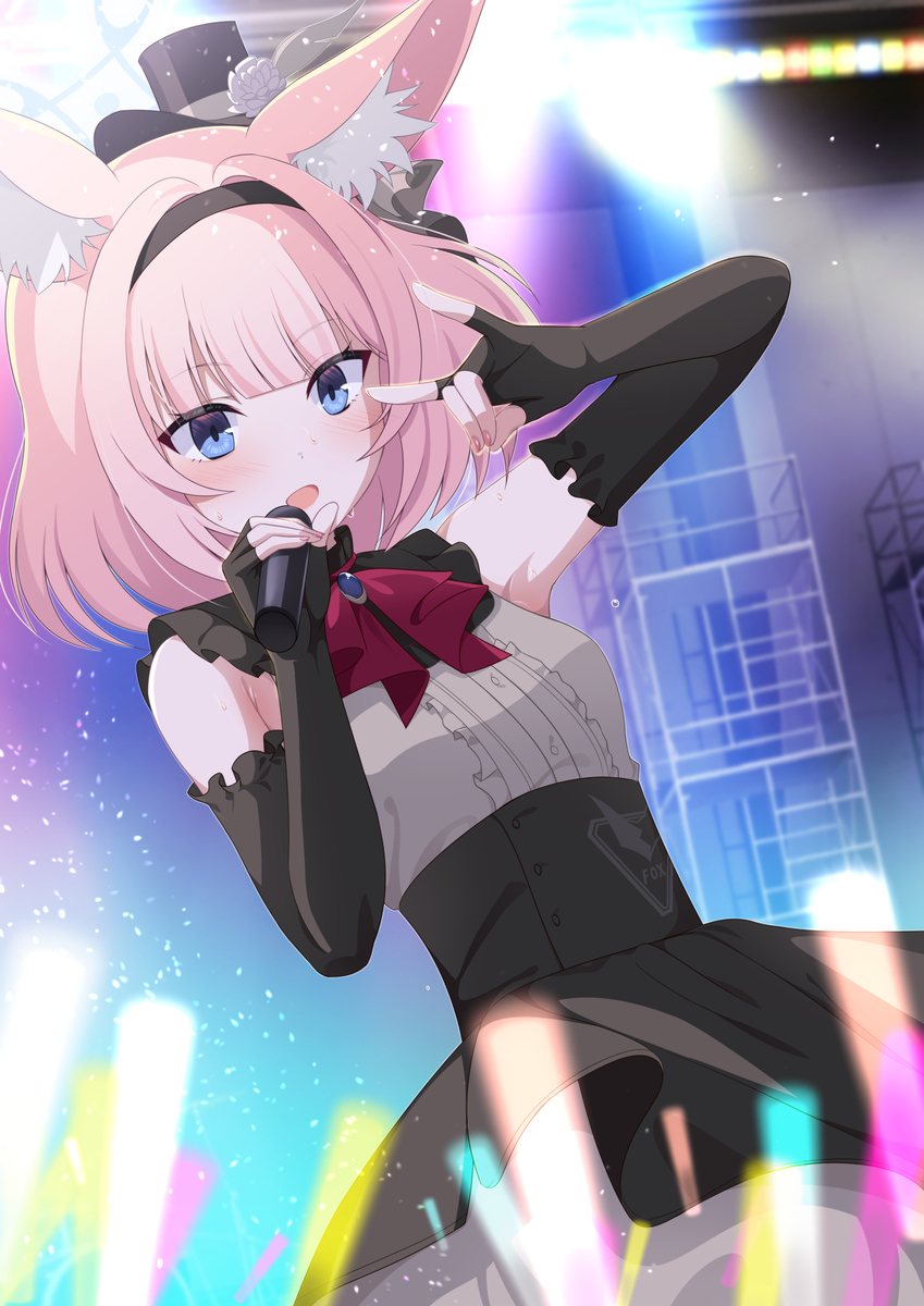 This is a pixiv picture whose title is ニコ（アイドル）.