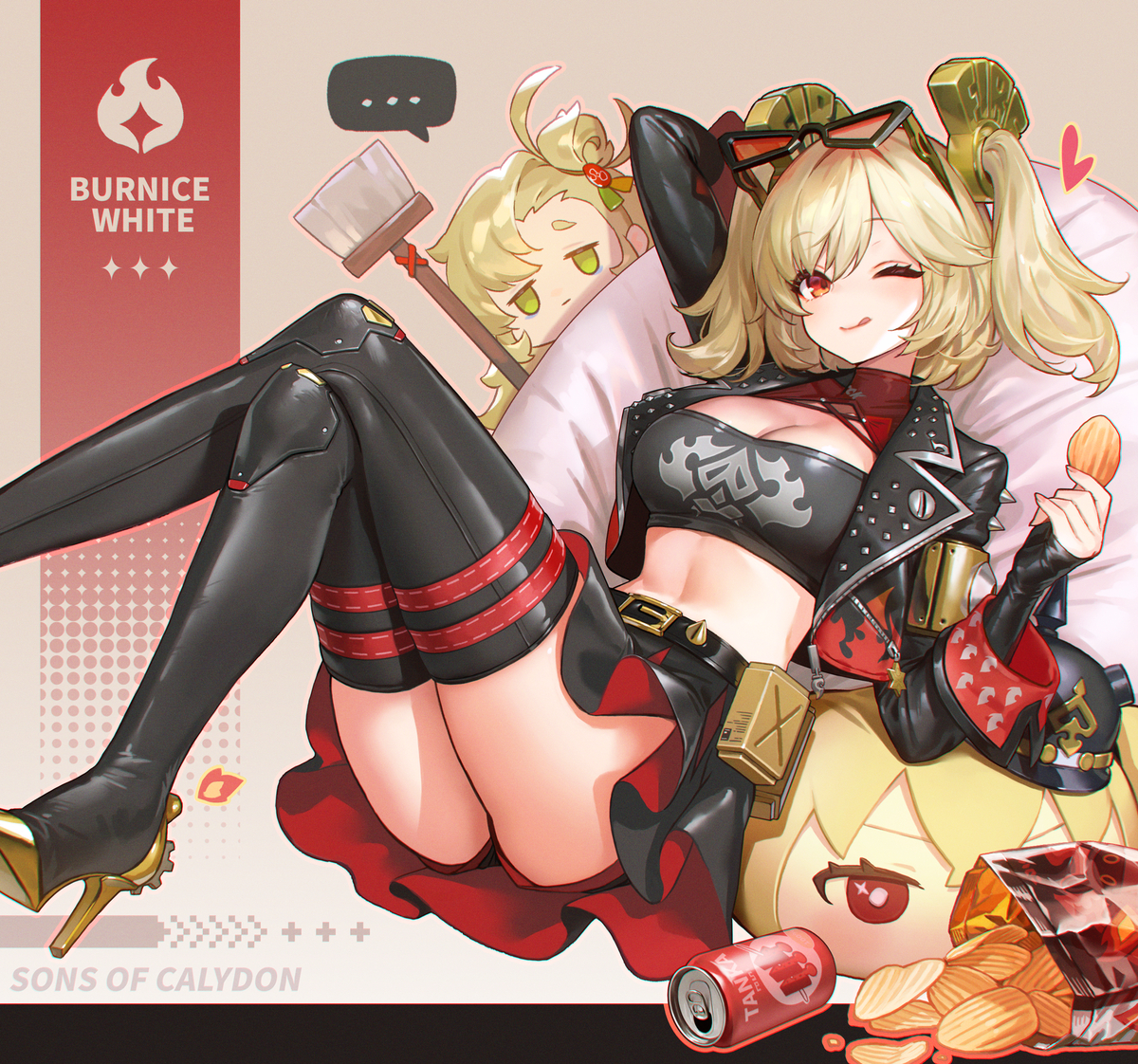 This is a pixiv picture whose title is Burnice White.