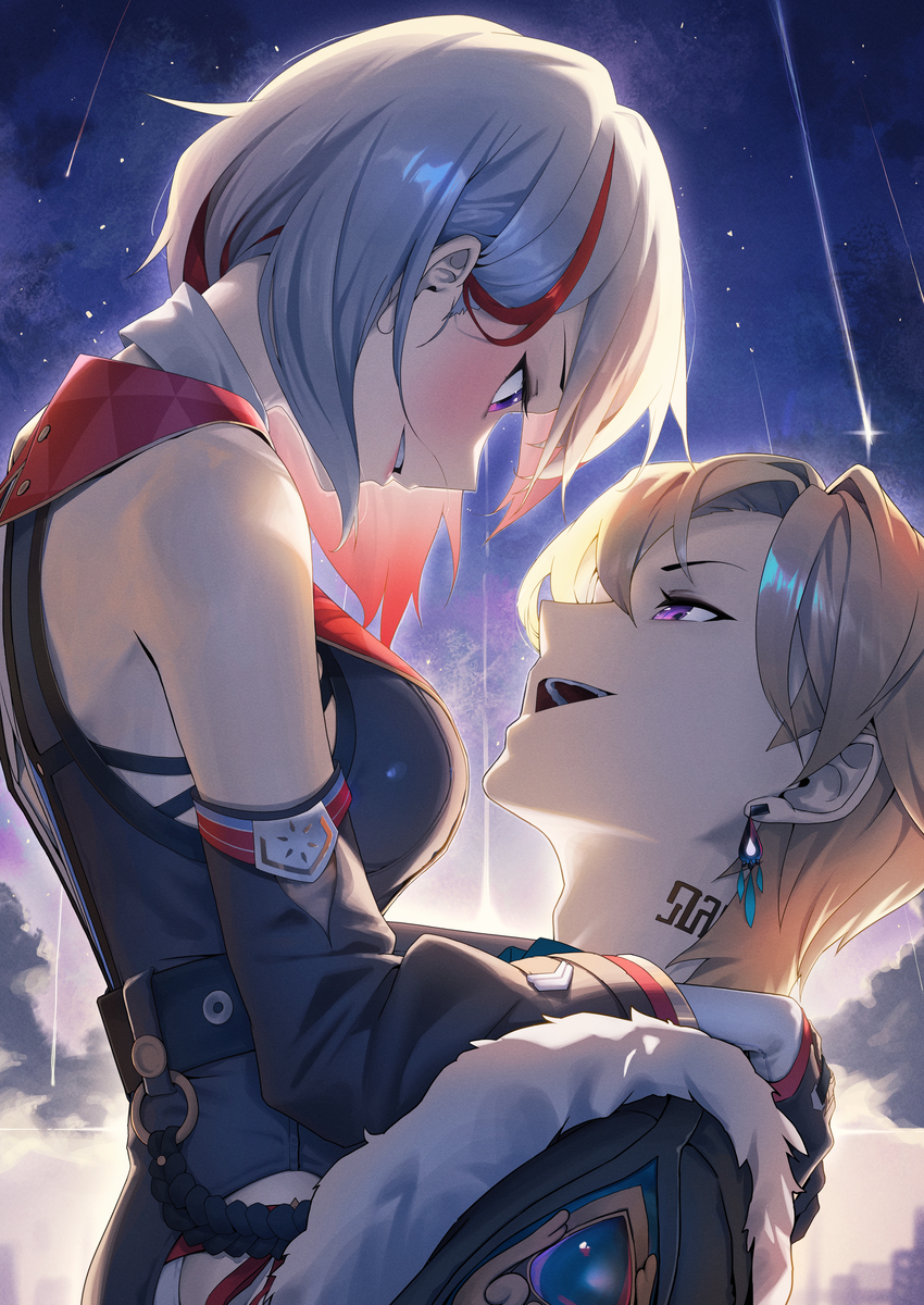 This is a pixiv picture whose title is Topaz and Aventurine.