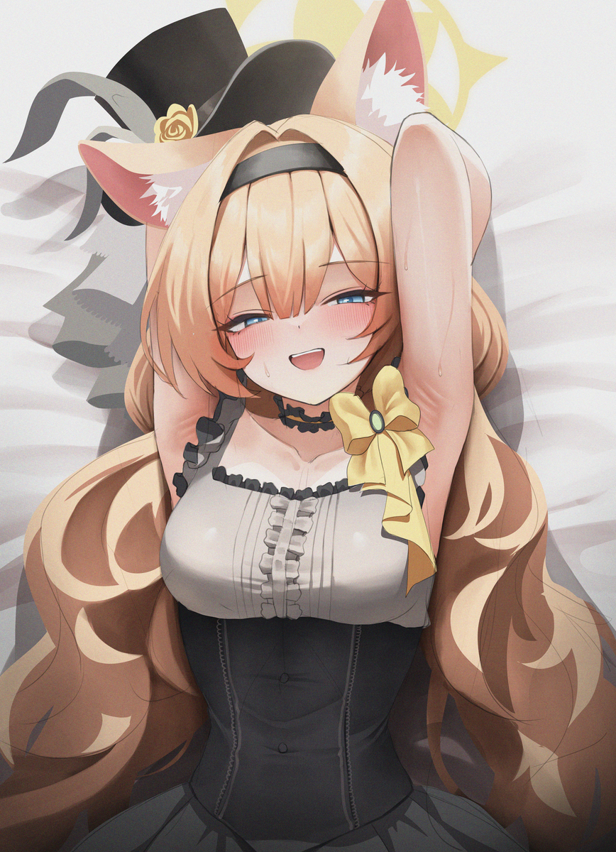 This is a pixiv picture whose title is 🎵.