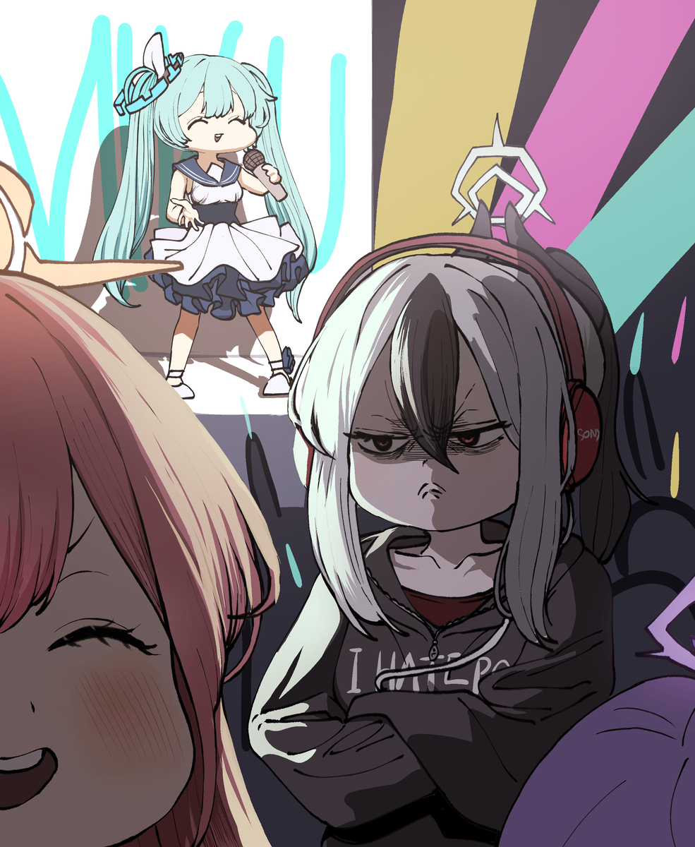 This is a pixiv picture whose title is 이건 락이 아니잖아!!!.