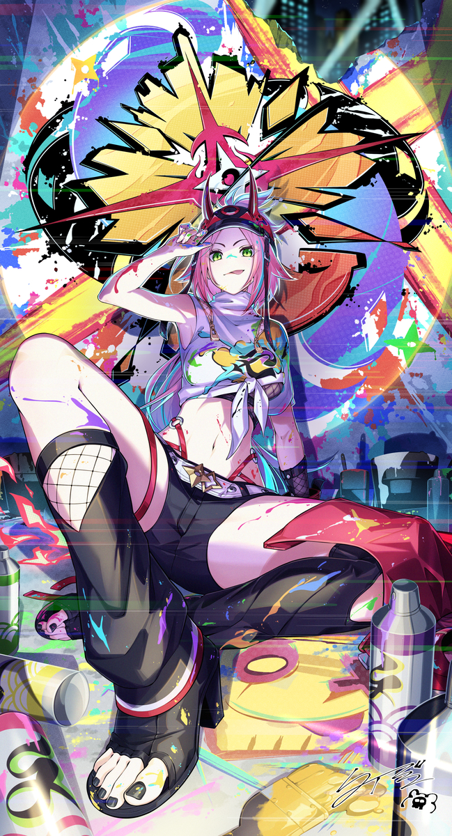 This is a pixiv picture whose title is 乱破.