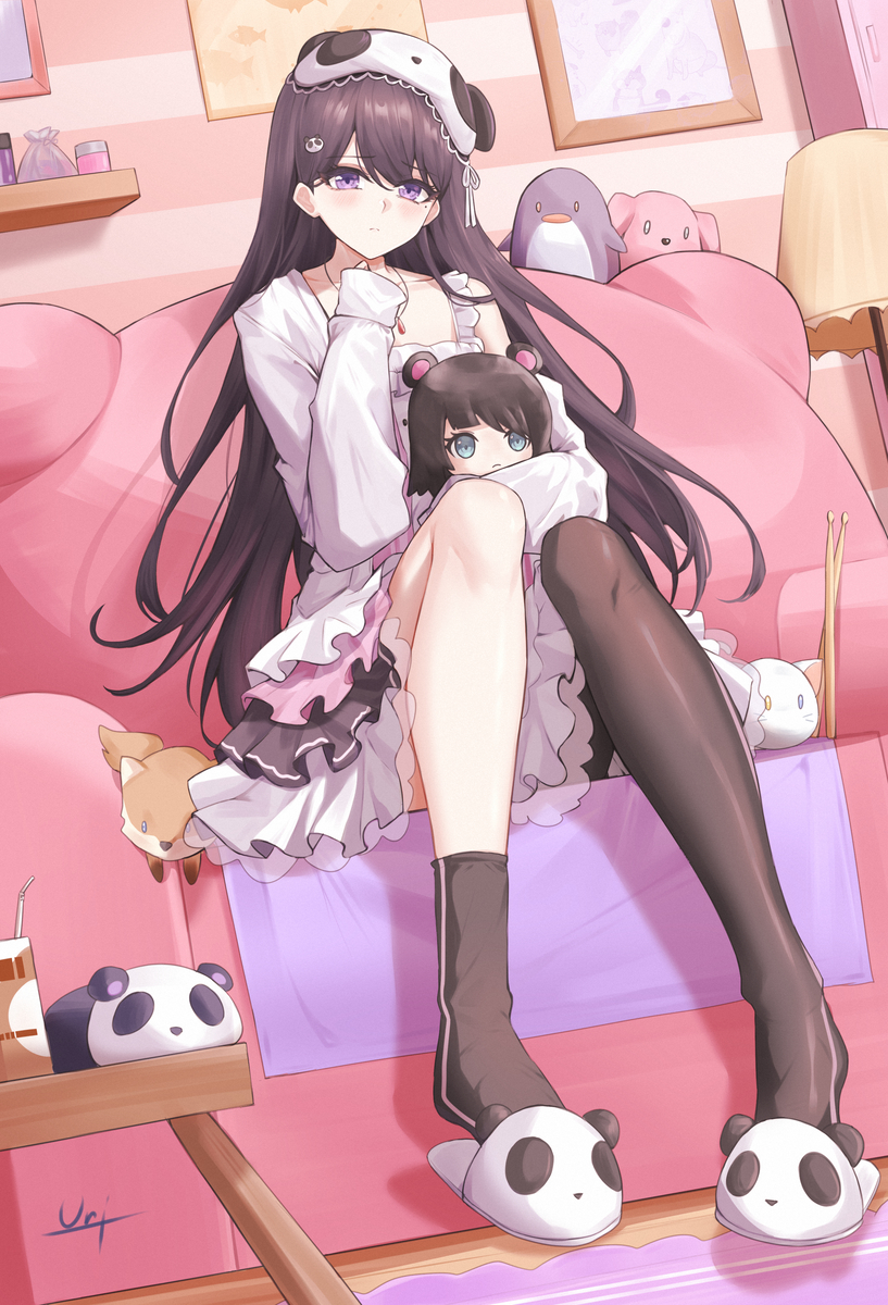 This is a pixiv picture whose title is 睡衣谷rikki.