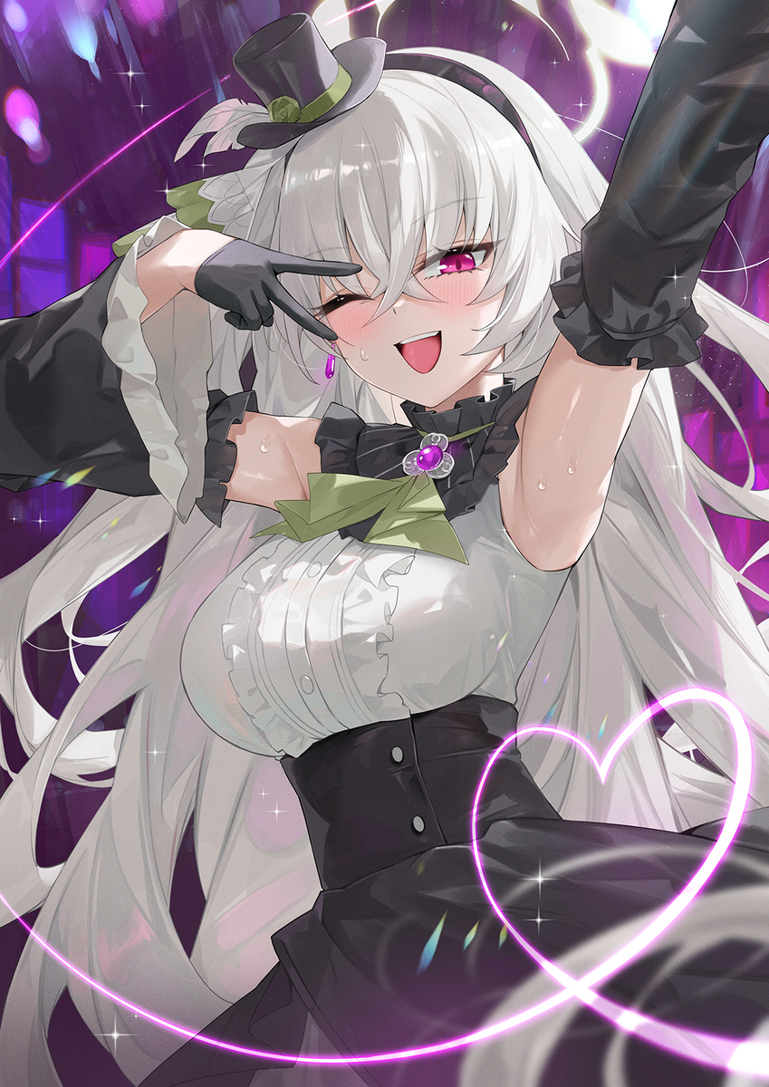 This is a pixiv picture whose title is 歌住サクラコ.