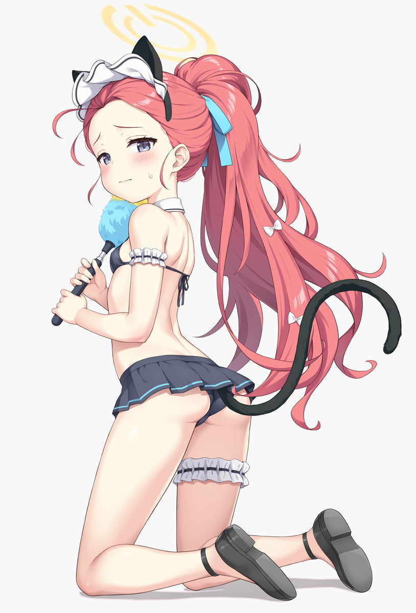 This is a pixiv picture whose title is ネコメイドユズ.