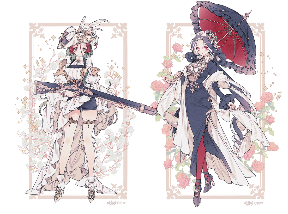 This is a pixiv picture whose title is 🍀cm🍀.