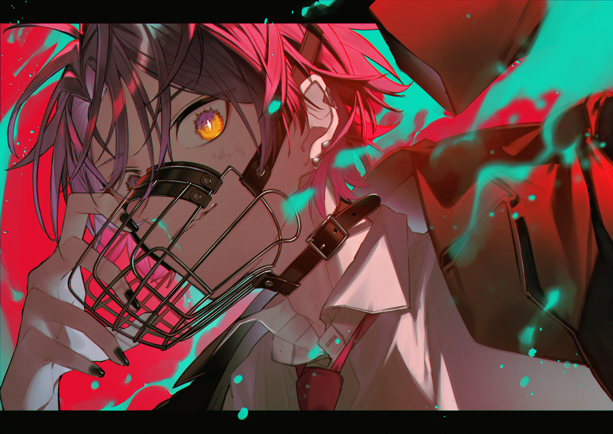 This is a pixiv picture whose title is 狂犬注意.
