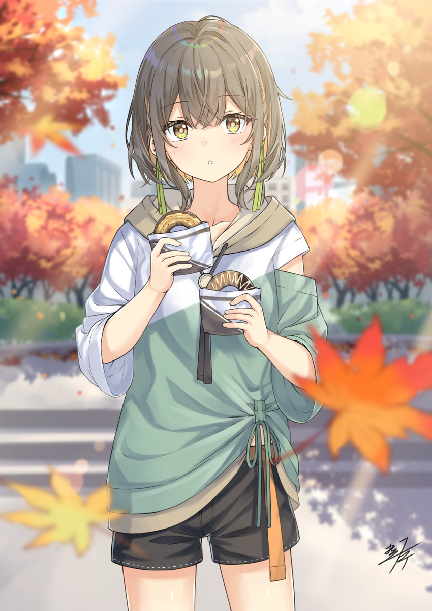 This is a pixiv picture whose title is ドーナツ.