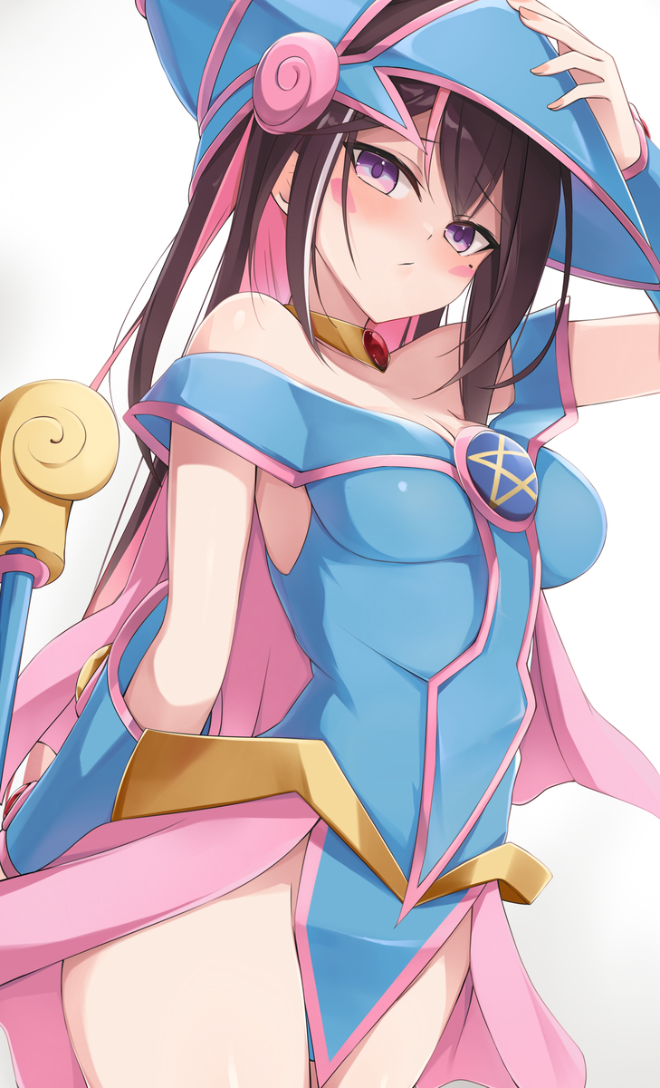 This is a pixiv picture whose title is ブラック・マジシャン・アズキ.