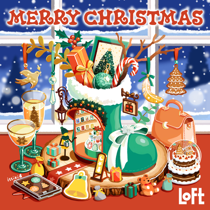 This is a pixiv picture whose title is クリスマスブーツショップ.