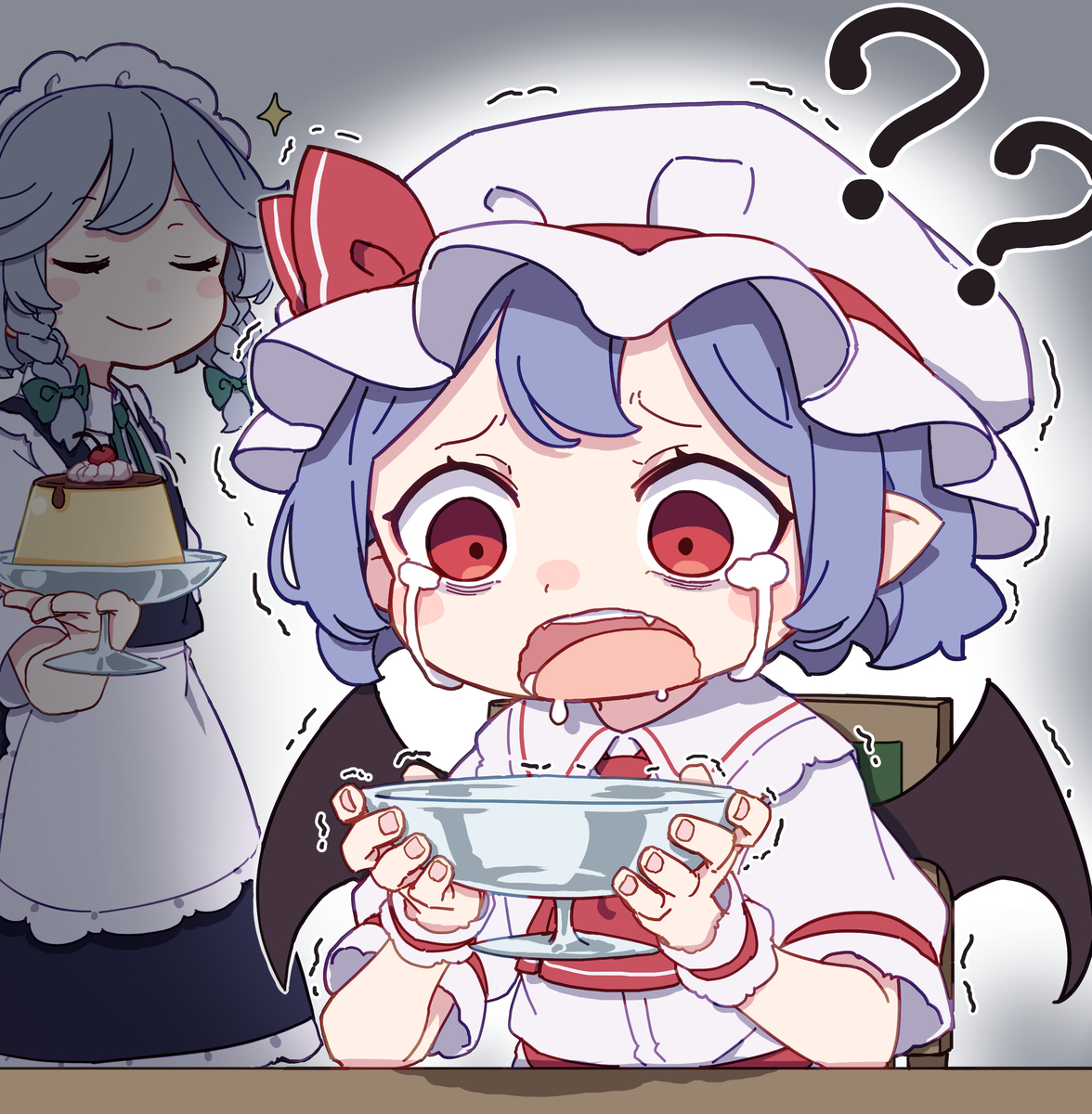 This is a pixiv picture whose title is メイドの悪戯.