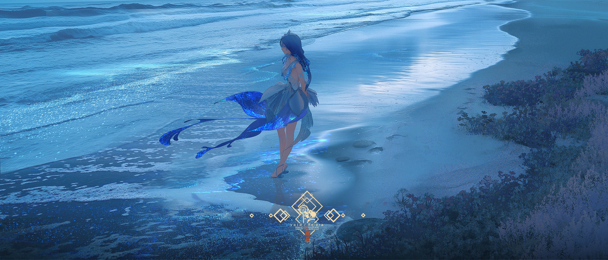 This is a pixiv picture whose title is Shorekeeper·月.