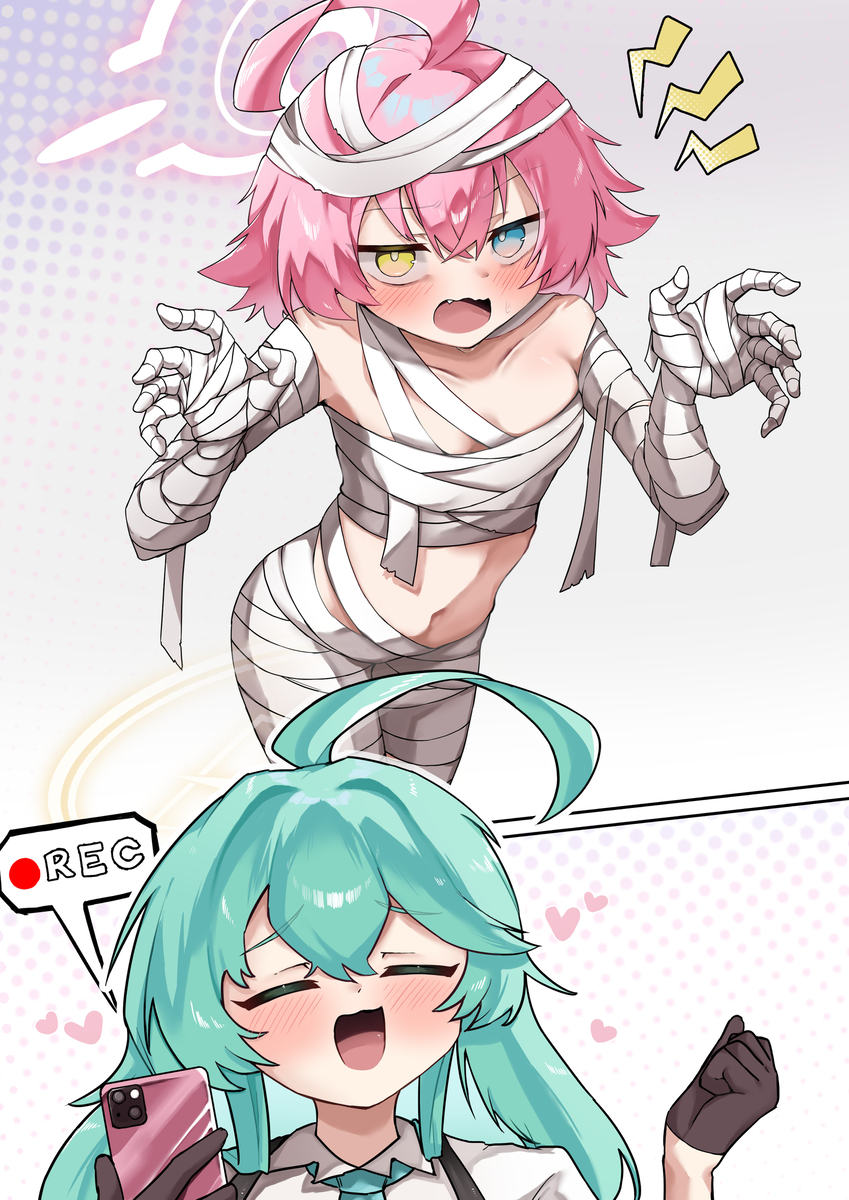 This is a pixiv picture whose title is 着てくれる過去ホシノ.