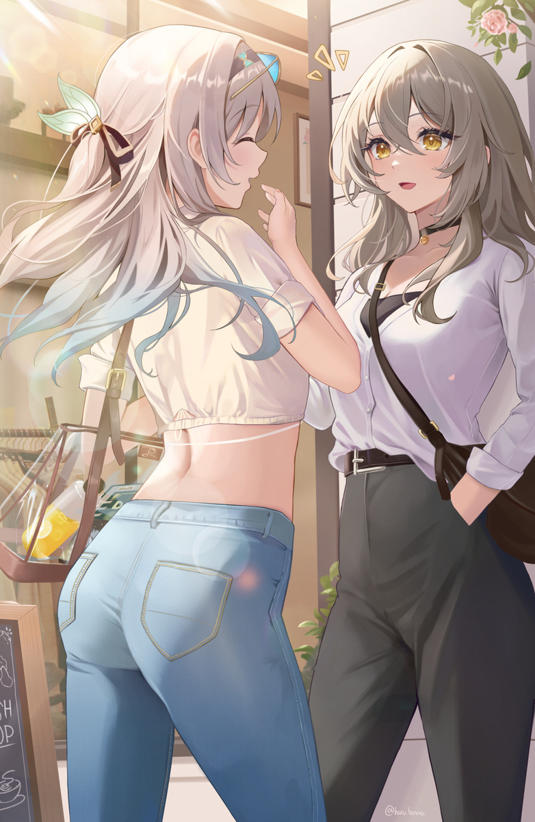 This is a pixiv picture whose title is Firefly and Stelle!.