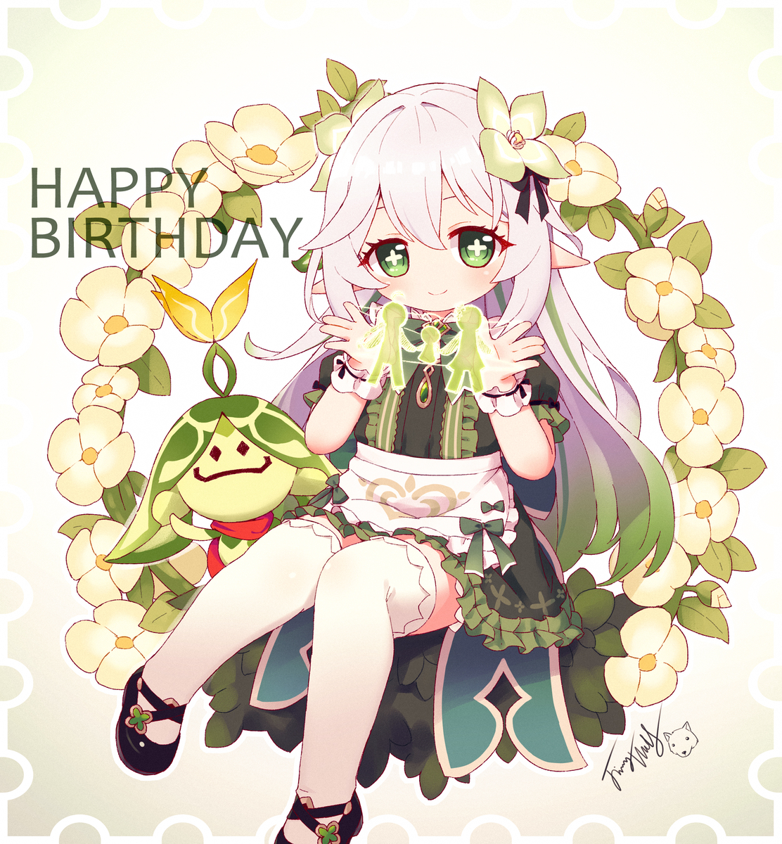 This is a pixiv picture whose title is 花神誕祭.