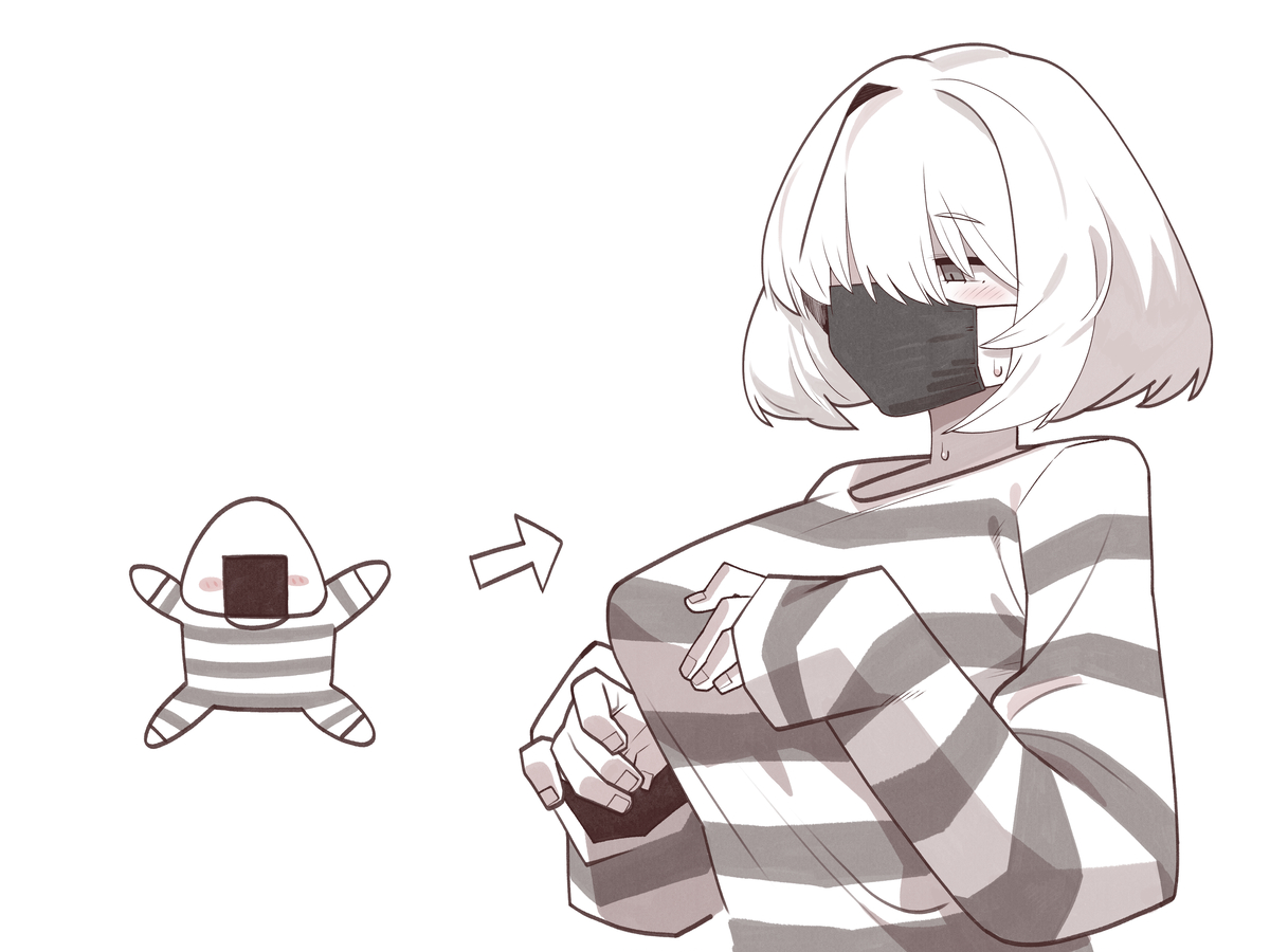 This is a pixiv picture whose title is 오니기랴.