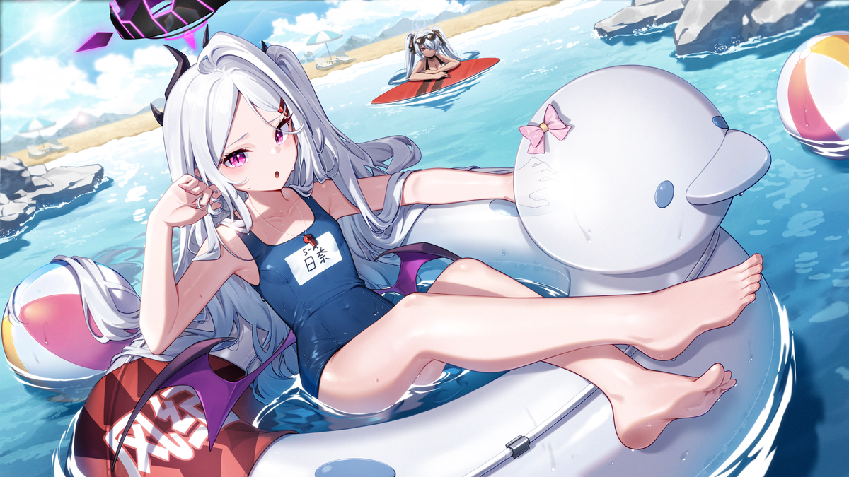 This is a pixiv picture whose title is HI-NA-.