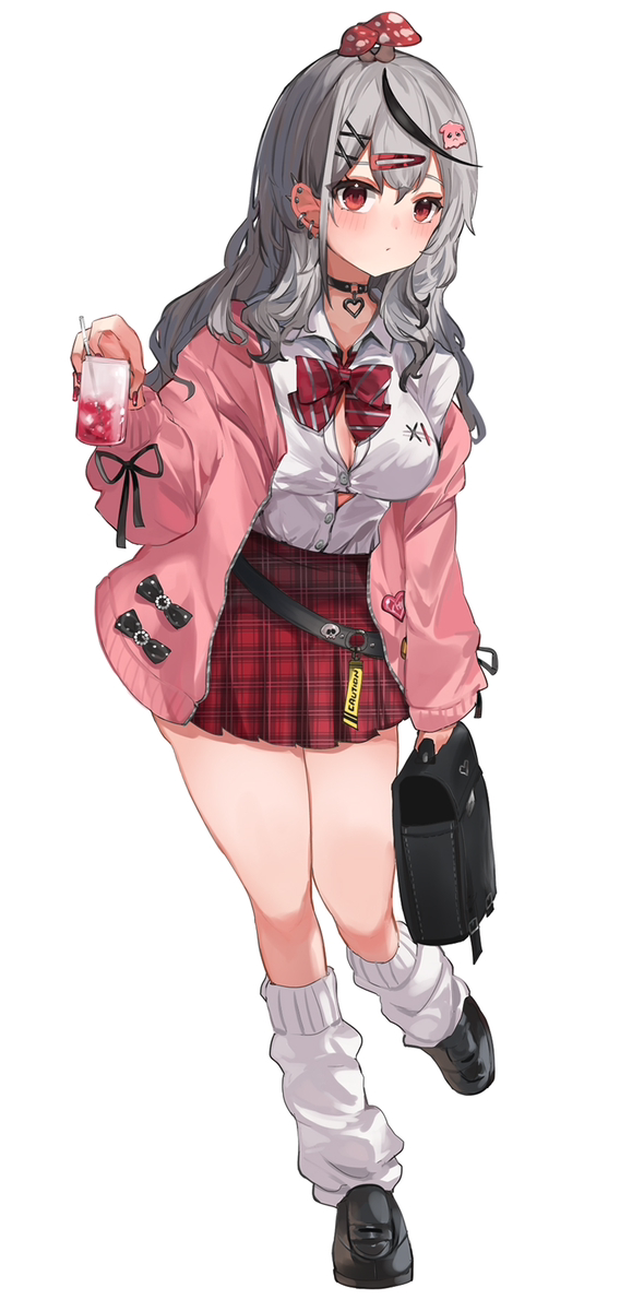 This is a pixiv picture whose title is ギャル叉.