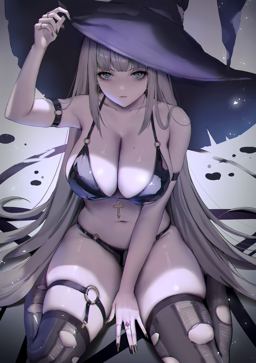 This is a pixiv picture whose title is Witch.