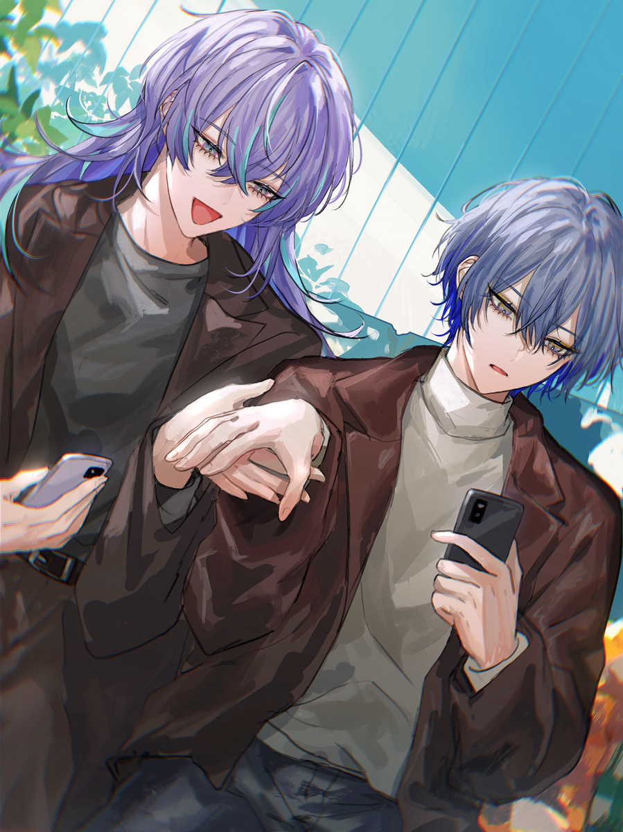 This is a pixiv picture whose title is お手.