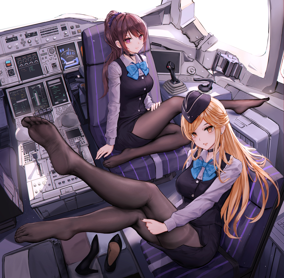 This is a pixiv picture whose title is At work.